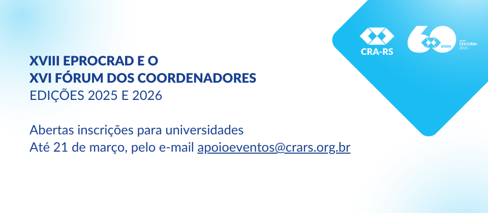 EPROCAD e Fórum de Coordenadores estão com inscrições abertas